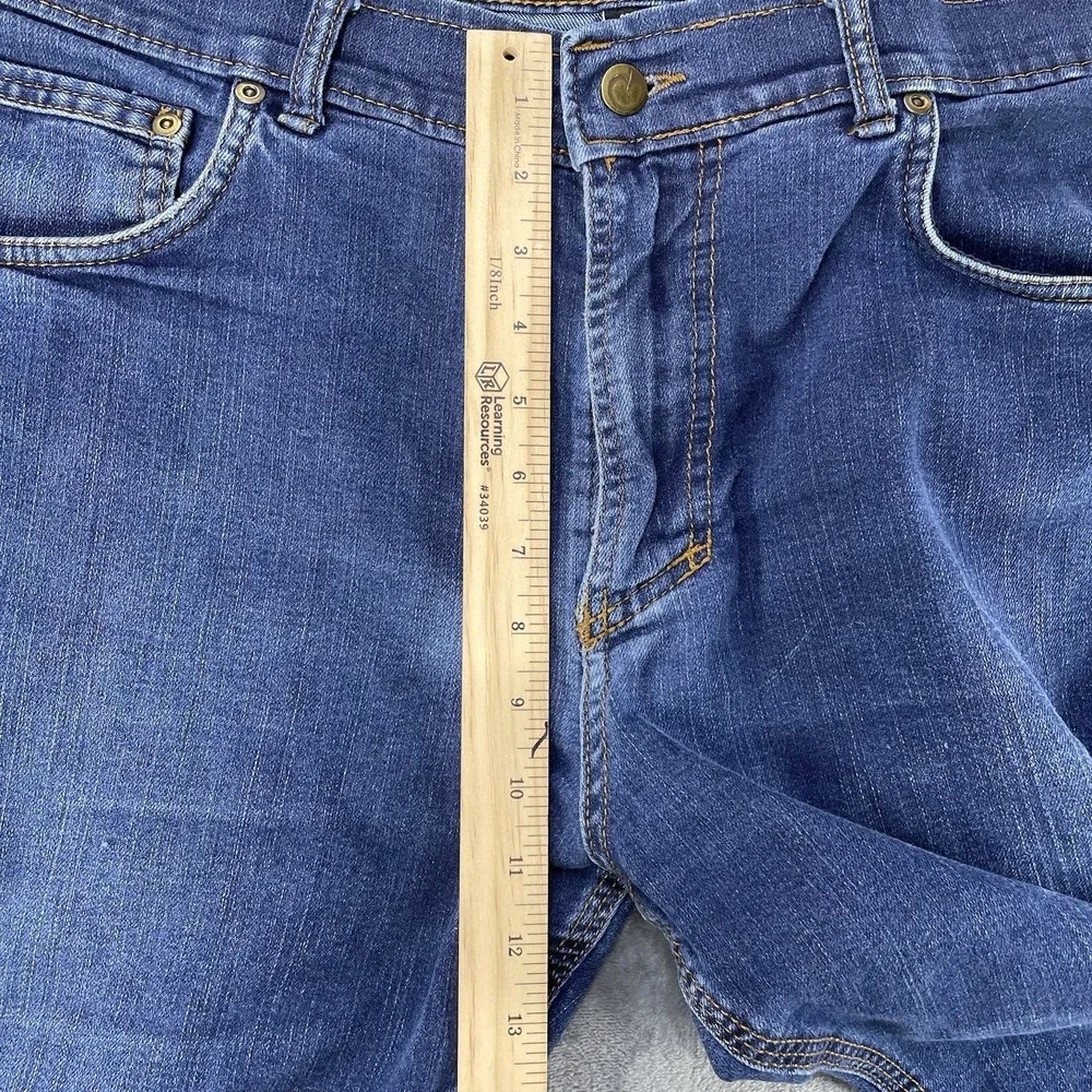 Origin Jeans Men 40x29 Blue D68 Delta 68 Taper Dark Wash Stretch Denim Pants USA